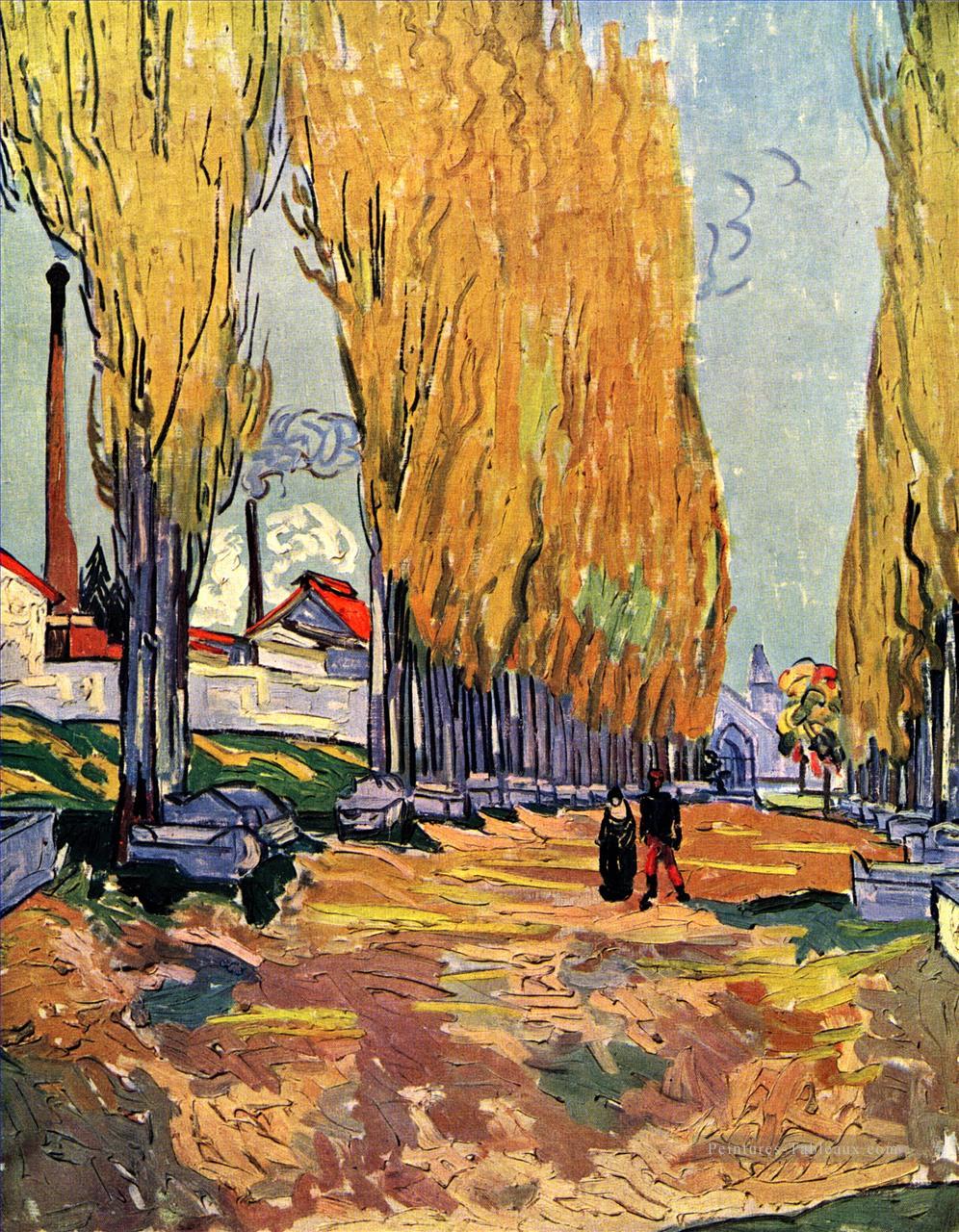 Les Alyscamps Vincent van Gogh Peintures à l'huile